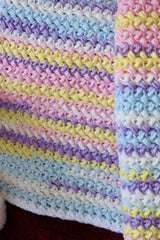 Sun-Kissed Pastels Baby Blanket (Crochet)