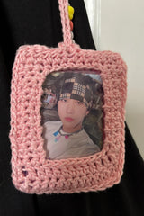 Solid Granny Square kpop photocard holder (Crochet)
