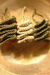 Ribbon Candy Christmas Ornament (Crochet)