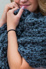 McKenna Chunky Lace Shawl (Crochet)