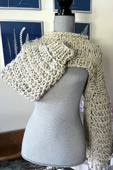 Cozy Sleeve Shrug (Knit + Crochet)