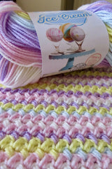 Sun-Kissed Pastels Baby Blanket (Crochet)