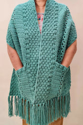 I Love Texture Pocket Shawl (Crochet)
