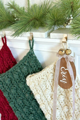 The Jumbo Puff Stitch Stocking (Crochet)