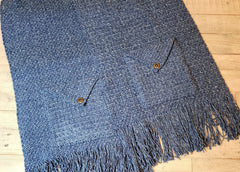 Denim Dreams Pocket Shawl (Crochet)