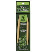 Clover Bamboo Circular Knitting Needles 16" (Sizes 11 & 13)