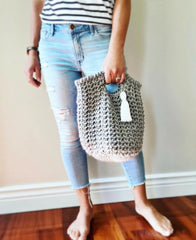 The Sutton Bag in Two Sizes (Crochet)