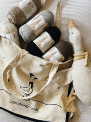 Lion Brand Canvas Goose Tote