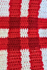 Christmas Plaid Throw (Crochet)