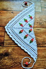 Strawberry Kerchief (Crochet)
