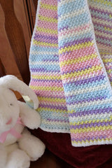 Sun-Kissed Pastels Baby Blanket (Crochet)