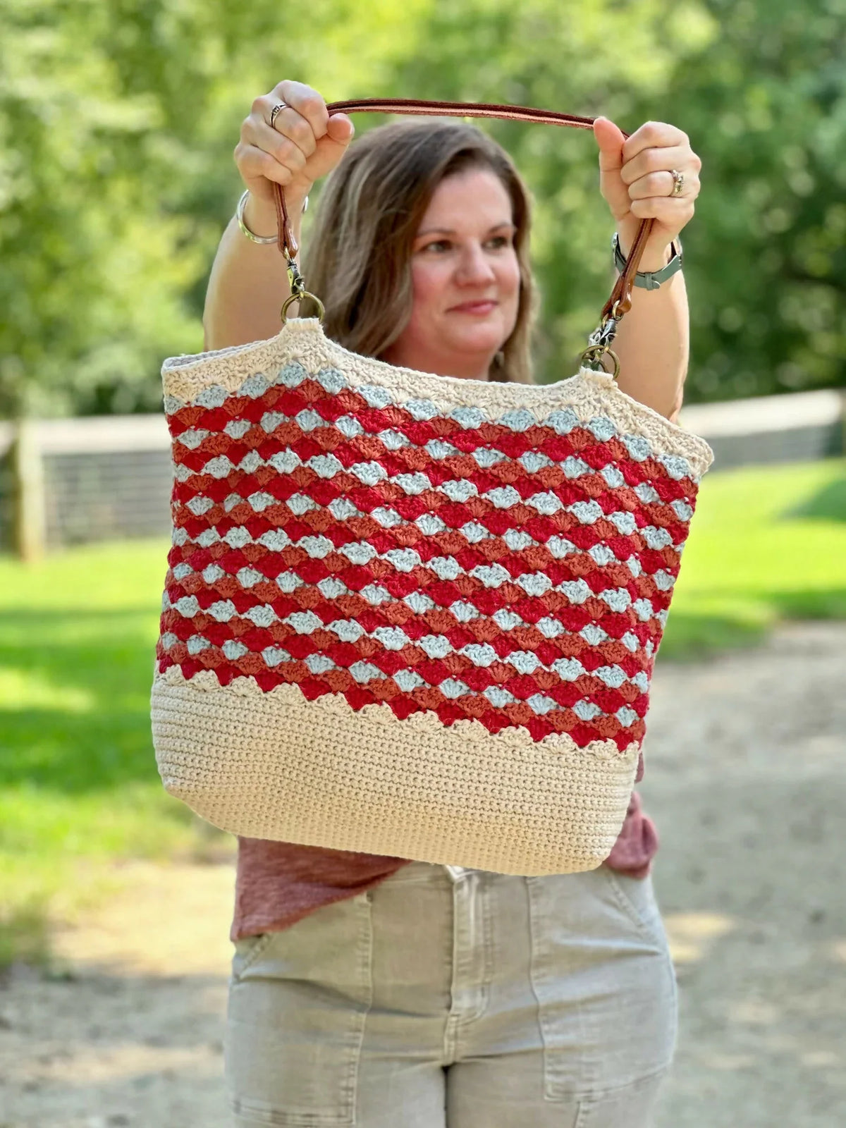 Summer Pop Crochet Tote (Crochet)