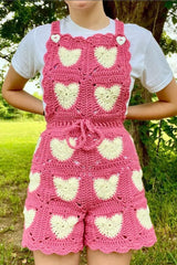 Heartalls - Square Bib Version (Crochet)