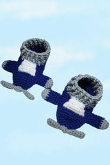 Airplane Slippers (Crochet)