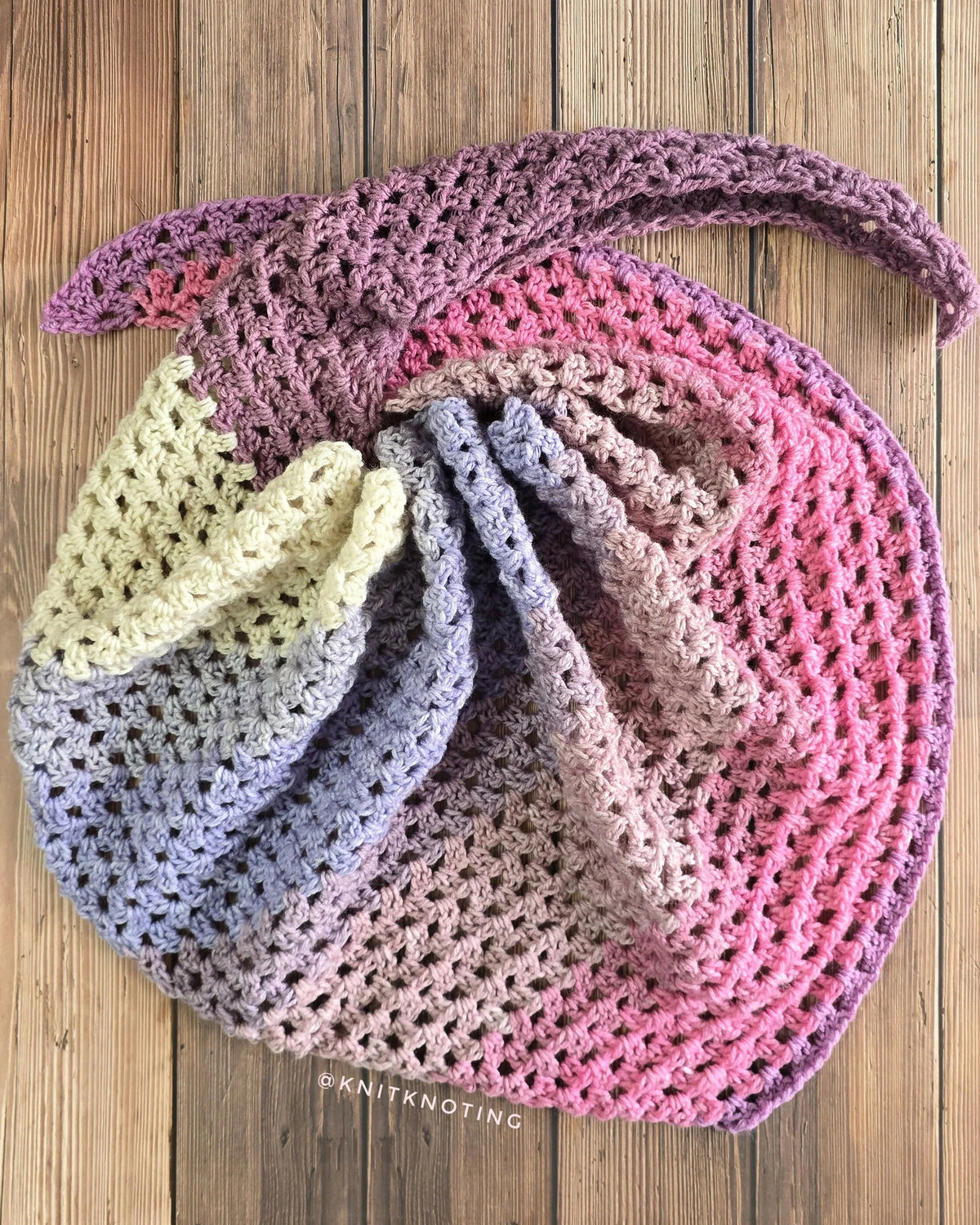 Tutti Frutti Cake Scarf (Crochet)