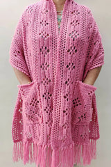 Flowertastic Pocket Shawl (Crochet)