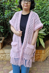 Rosebud Mist Ruana (Crochet)