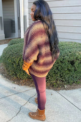 Abrazo Rayado Cocoon (Crochet)
