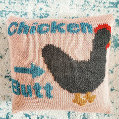 Chicken Butt Pillow (Knit)