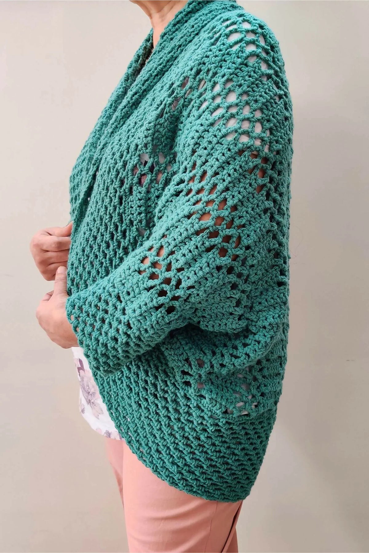 Lacily Cocoon Cardigan (Crochet)
