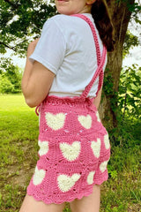 Heartalls - Square Bib Version (Crochet)
