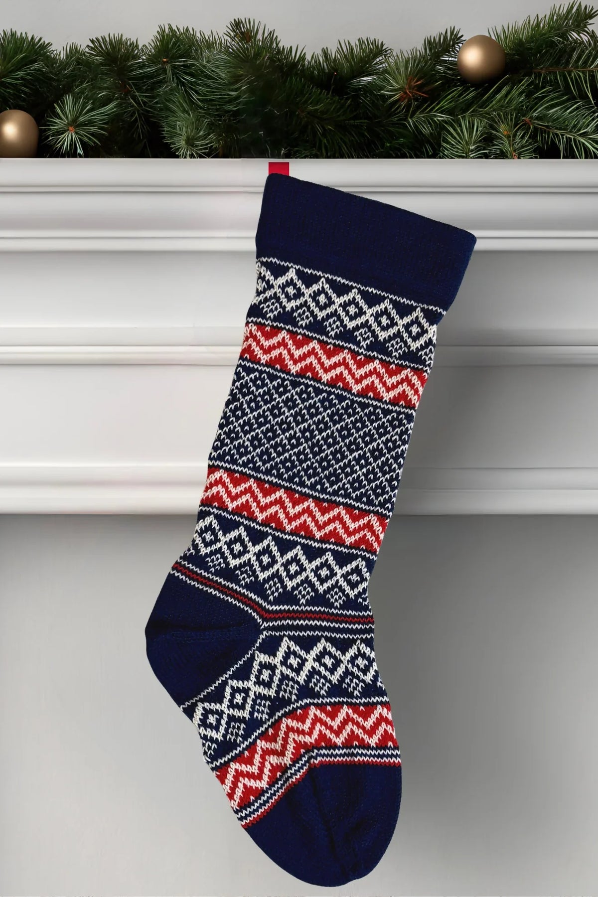 Fair Isle Stocking (Knit)