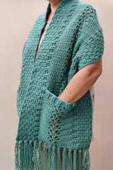 I Love Texture Pocket Shawl (Crochet)