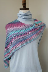 Gift to Myself Crescent Shawlette (Crochet)