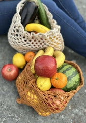 Medium Mesh Produce Book Ball Bag (Crochet)