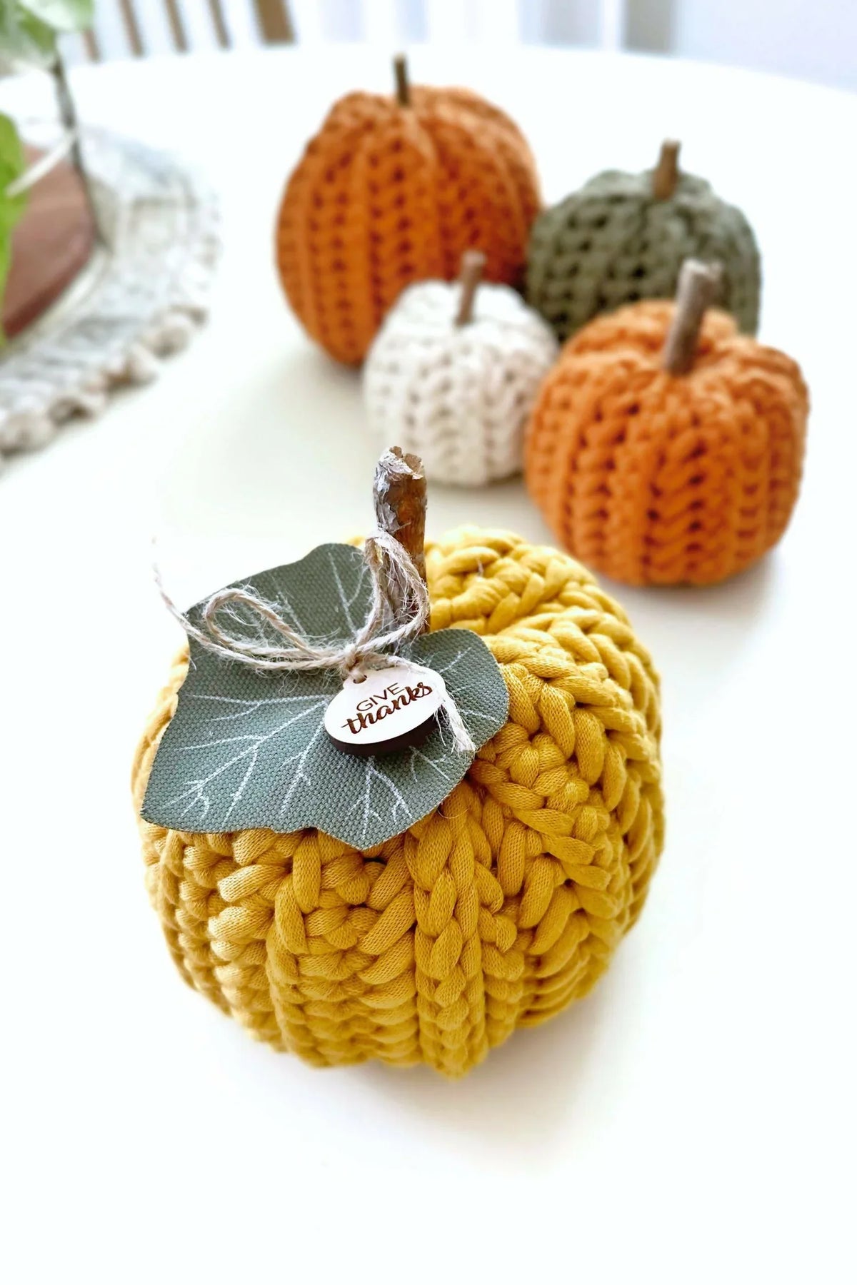 The Herringbone Pumpkin (Crochet)