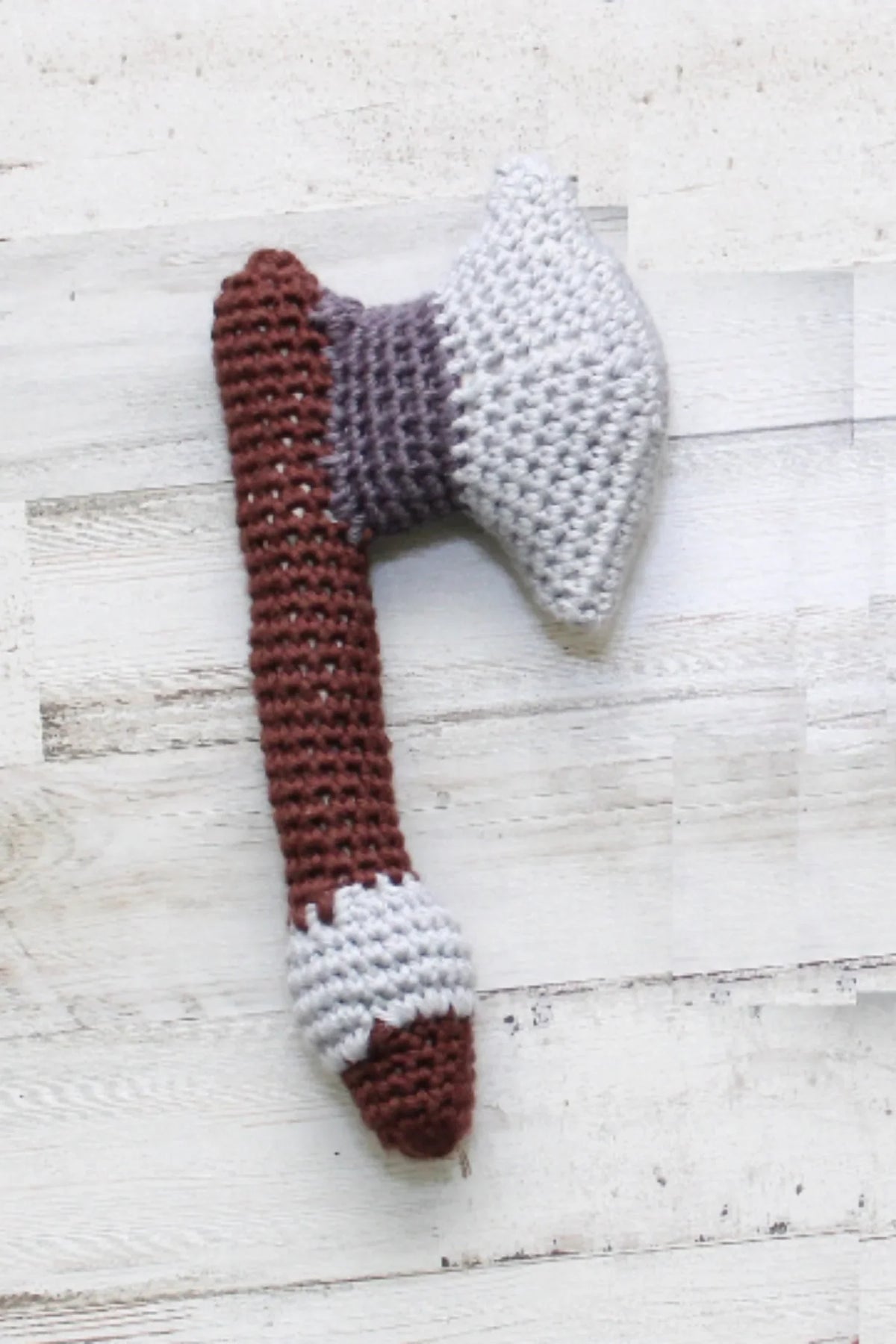 Battle Axe Baby Rattle (Crochet)