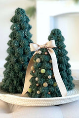 Bobble Christmas Trees - Set of 3 (Crochet)