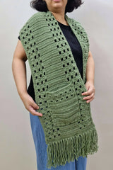 Whispering Pines Pocket Scarf (Crochet)