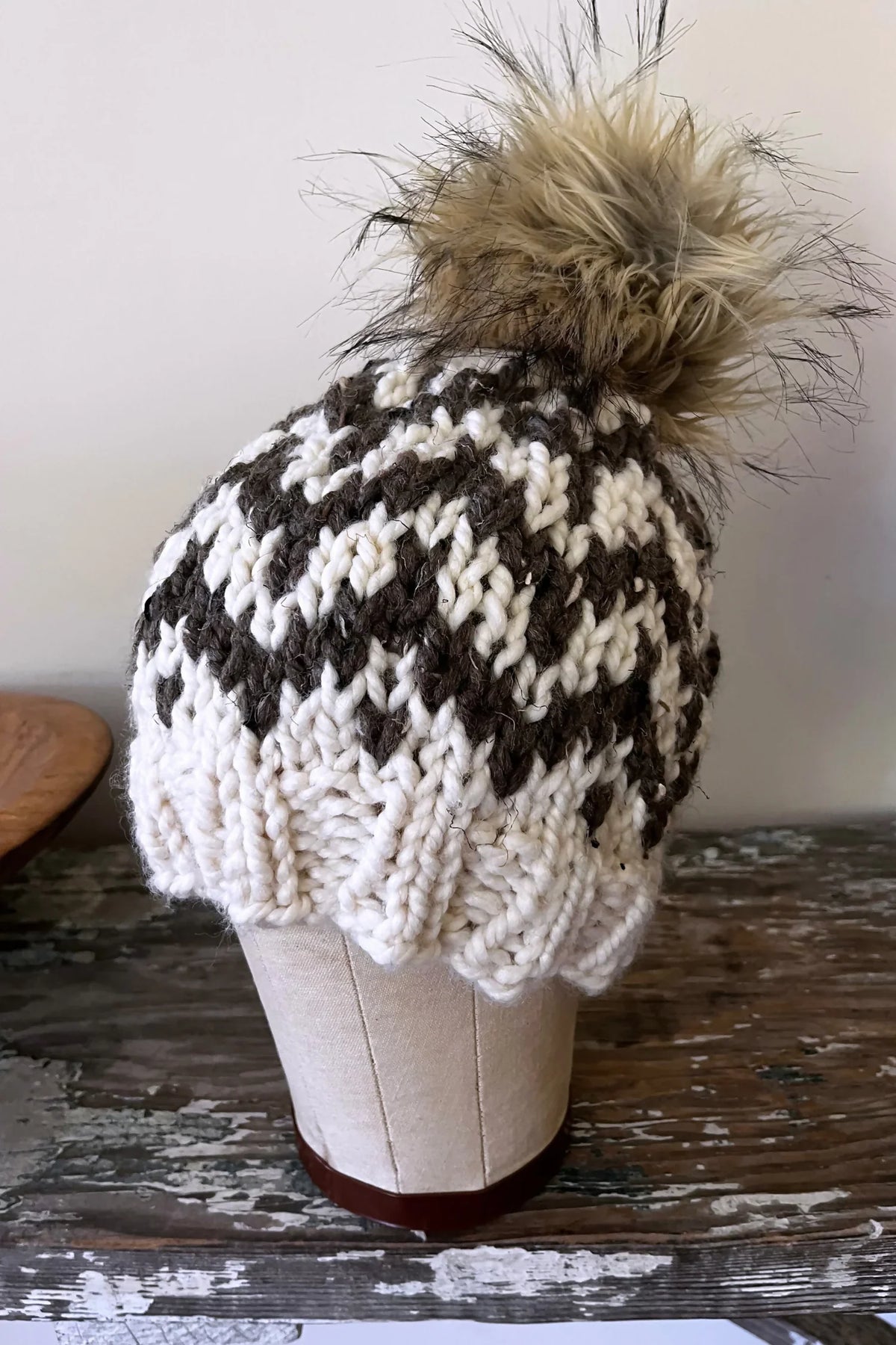 Barley Chevron Hat (Knit)