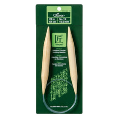 Clover Bamboo Circular Knitting Needles 24" (Sizes 17 & 19)